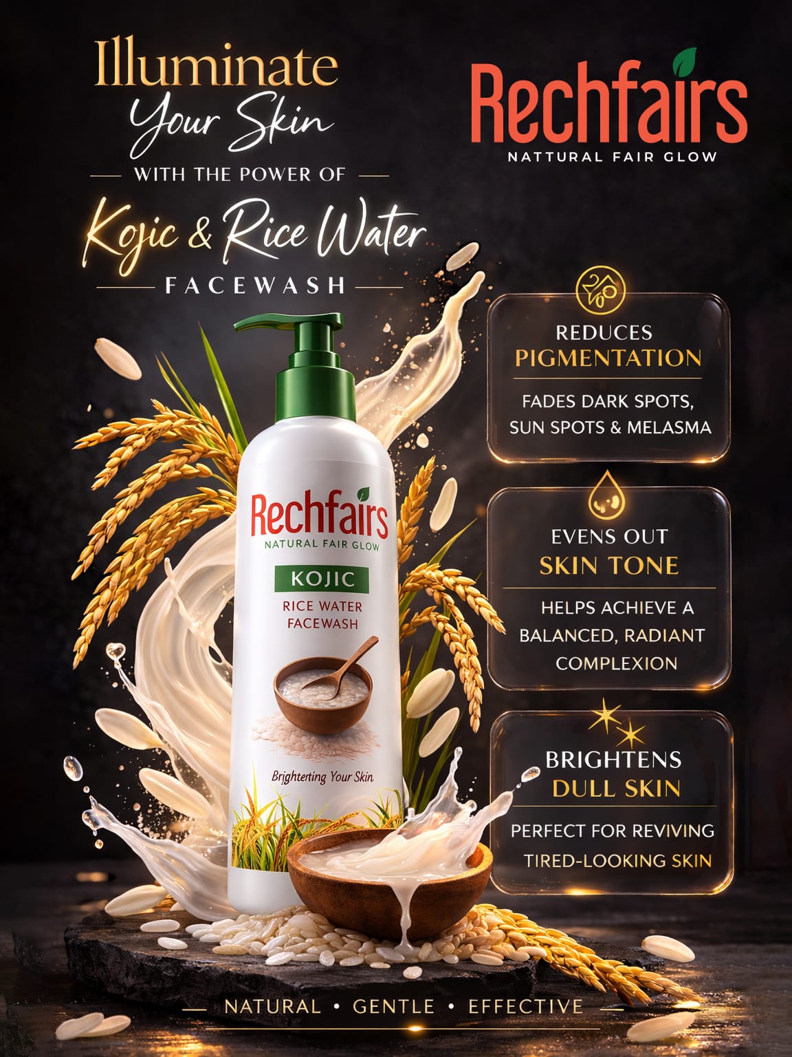 Kojic & Rice Water Face Wash