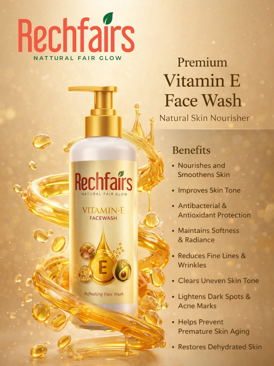 Premium Vitamin-E Face Wash