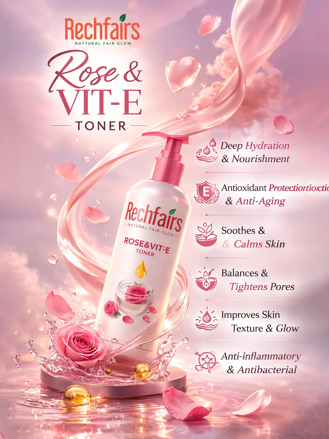 Rose & Vitamin-E Face Toner